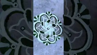 #shorts #doublecolourkolam #rovirangoli