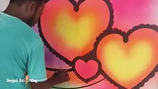 New Wedding Design 2025 | Marriage Painting Design | Shadi Painting Wall Design 2025 | Deepak art