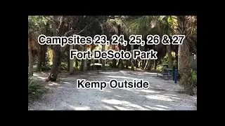 Кемпинги в парке Форт-ДеСото № 23, 24, 25, 26 и 27 | Кемпинг на побережье Флориды | Отзывы о кемп...