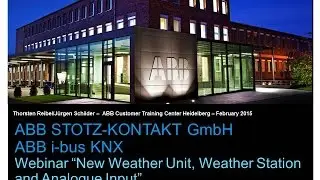 Webinar about New Weather Unit, Weather Station and Analogue Input