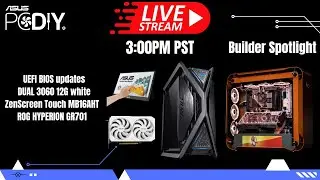 PCDIY Show #80 &ndash; корпус ROG HYPERION GR701, две видеокарты RTX 3060 12G белого цвета и демонстрация сборки ПК и многое другое!