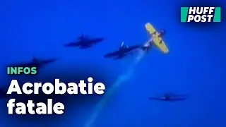 Le terrible choc entre deux avions en plein show a&eacute;rien au Portugal