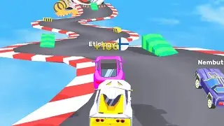 Ramp Racing 3D &mdash; Extreme Race -  Car Upgrade Impossible Stunt Game Play P3 Level 21-