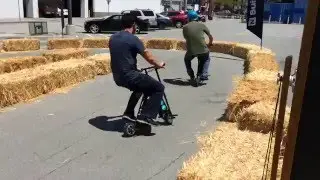 URB-E Electric Scooter Test Ride