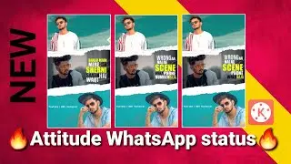 kinemaster attitude status new | kinemaster video editing WhatsApp status 2020 | status editing new