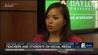 Teachers and students on social media