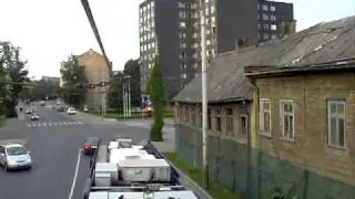 Solaris Trollino 18 from wires, an unusual angle ( Pantograph ), part 1/3