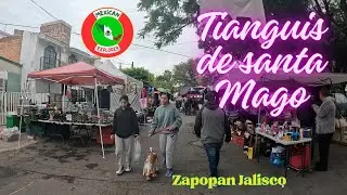 Tianguis de santa Mago 4k wALKING  tOUR