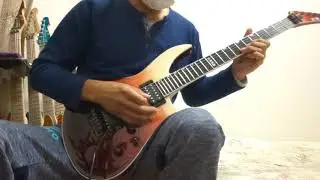 super technical guitar solo improvisation E-II HORIZON-III FM/FR Black Cherry Fade