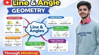 GEOMETRY FOR COMPETITIVE EXAMS  | LINE & ANGLES | THROUGH MINDMAP
