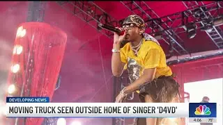 Movers seen at singer D4vd's house after teen's body was found in Tesla