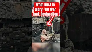 From Rust to Glory: Old War Tank Restoration #1millionviews #carrestorationproject