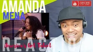 AMANDA Mena on AGT singing, 