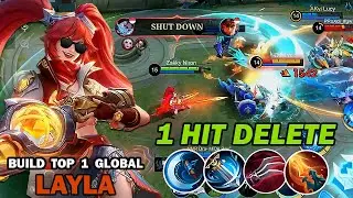 WTF DAMAGE!! NEW LAYLA HIGH TRUE DAMAGE BUILD 2026 - BUILD TOP 1 GLOBAL LAYLA ~ MLBB