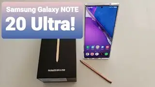 Samsung Note 20 Ultra 5G Unboxing and Specifications! Snapdragon 865 + Model!