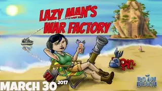 Boom Beach - Lazy Man's Unboosted War Factory - Mar 30 2017
