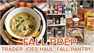 FALL PREP Fall Trader Joe's Haul, Recipes & Fall Pantry