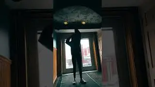 Creative Dance Moves in Doorway Silhouette#dance #silhouette #creativemoves #dancevideo
