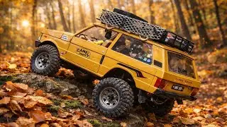 Kleine Wald Ausfahrt mit dem 1/12 China Crawler #MN168 im 1970 er Jeep Cherokee #CAMEL Scale Style