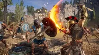 Assassin's Creed Odyssey - Talos The Stone Fist - Mercenary Side Mission Gameplay
