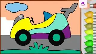How to draw a rocket car🚗|how to draw a car🚗|rocket car|#rocketcar #kidsvideo#youtube#drawing#ART