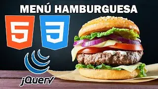 Menú Hamburguesa con HTML, CSS y JQuery