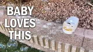 Sizonjoy Bubble Machine Review - Baby Loves This
