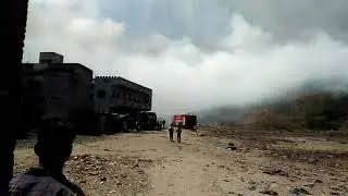 Fire on pirana dumping site 4 @ pirana dump yard @ Imran Shekhani