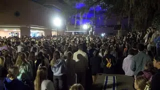 UF students show support for Israel at candlelight vigil