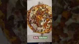 Chicken barbecue Pizza | Chicken pizza | pizza mania | #sofykitchen #shortsviral #viral #shortsvideo