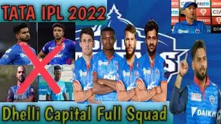 TATA IPL 2022 Dhelli Capitals Full Squad/ Sports Psycho TAMIL