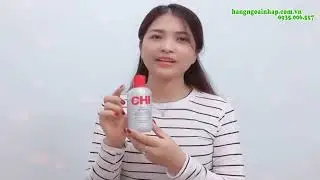REVIEW tinh dầu dưỡng t&oacute;c CHI SILK INFUSION của MỸ