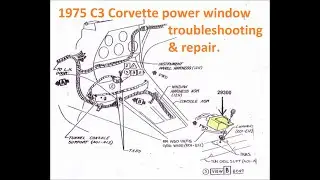 C3 Corvette power window troubleshooting, 75 Corvette Volume 49