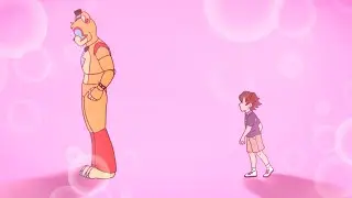 -Freddy and Gregory being dramatic...but in japanese- FNAF SB animation