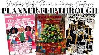 Christmas Budget Planner & Savings Challenge Flipthrough | Budget Like a Boss! 🎄💸