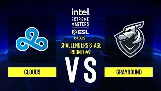 Cloud9 vs. Grayhound - Map 1 [Dust2] - IEM Rio Major 2022 - Challengers Stage - ROUND #2