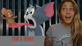 Tom & Jerry Official Trailer Reaction!