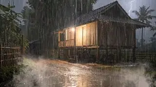 Knock Out Insomnia in 3 Minutes!!! Massive Rain & Thunder Sounds