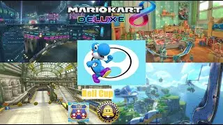 Mario Kart 8 Deluxe Bell Cup (Light Blue Yoshi)
