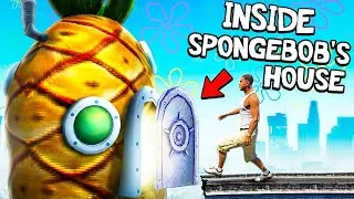 What's Inside SPONGEBOBS House? (GTA 5 Mods)