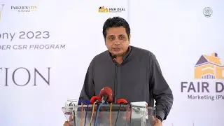 Message by Director Sales of Park View City at the Tree Plantation Ceremony 2023.