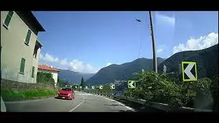 Lake Como Area Italy Real Speed Relaxing Drive