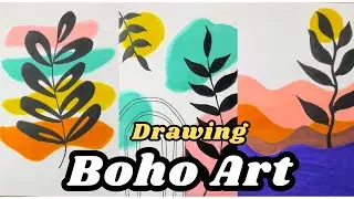Easy Boho Art Drawing Ideas for Beginners...Part-2