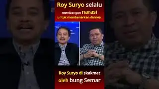 Roy Suryo yang selalu bernarasi untuk membenarkan dirinya! #shorts #politik #news