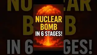 What Happens When a Nuclear Bomb Drops? (Explained in 6 Stages) #shorts
