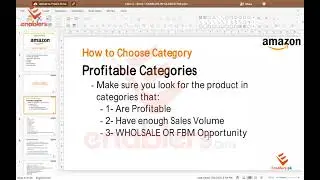 Class 46 - How to Find Profitable Category and Various Categories by Sajjad Naseer