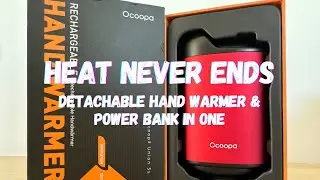 HOW TO USE OCOOPA UNION 5S DETACHABLE HAND WARMER & POWER BANK IN ONE? || Pink Gaey 🩷