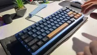 Jris65 R2 Soundtest | Gmk Blue Samurai | Vertex V1 switches