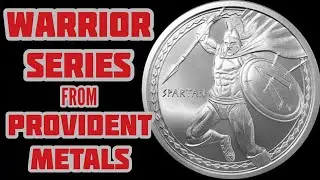 Warrior Series from Provident Metals - Silver and Copper Rounds - Spartan and Aztec