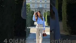 4 Old Money Essentials @StylebySelora